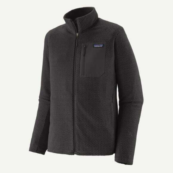 men color black r1 air fleece jacket